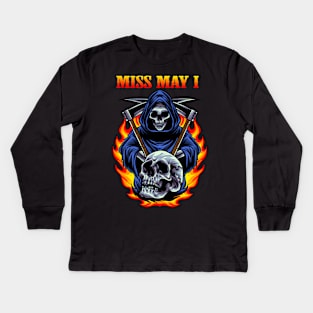 MISS MAY I BAND Kids Long Sleeve T-Shirt